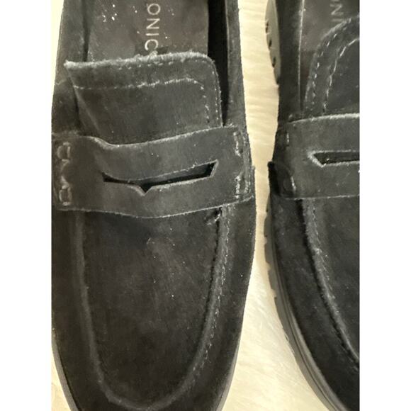 Vionic Black Suede Cushion Heel Slip On Business Casual Shoes Loafers 8.5 - Picture 8 of 9